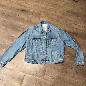 Old Navy Light Blue Denim Jacket - Women's Classic Jean Jacket L